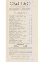 GRAALISMO anno I n 1 gennaio 1958 autografo Hrand Nazariantz rivista poesia Bari