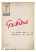 GRAALISMO anno I n 1 gennaio 1958 autografo Hrand Nazariantz rivista poesia Bari