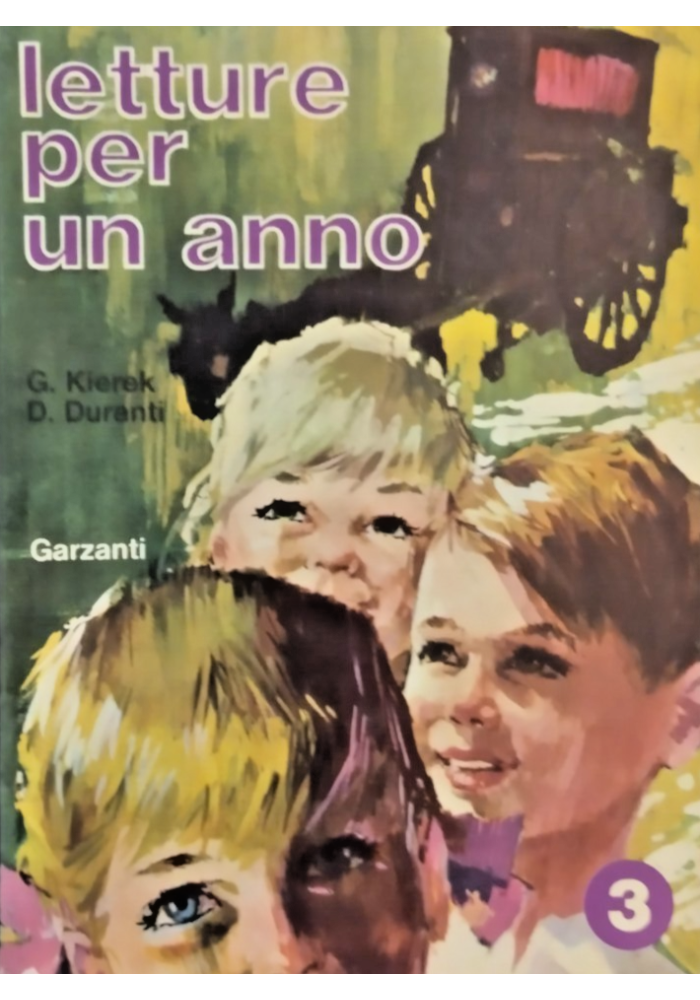LETTURE PER UN ANNO 3 CLASSE ELEMENTARE Kierek Duranti 1964 Libro MANCA 1 PAGINA