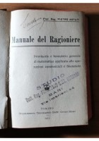 MANUALE DEL RAGIONIERE di Pietro Astuti 1912 Momo Prontuario libro formulario