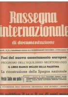 RASSEGNA INTERNAZIONALE DI DOCUMENTAZIONE 19 numeri 1938 rivista fascismo