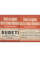 RASSEGNA INTERNAZIONALE DI DOCUMENTAZIONE 19 numeri 1938 rivista fascismo