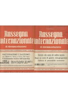 RASSEGNA INTERNAZIONALE DI DOCUMENTAZIONE 19 numeri 1938 rivista fascismo