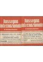RASSEGNA INTERNAZIONALE DI DOCUMENTAZIONE 19 numeri 1938 rivista fascismo