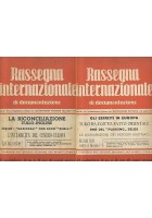 RASSEGNA INTERNAZIONALE DI DOCUMENTAZIONE 19 numeri 1938 rivista fascismo