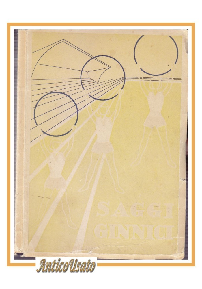 SAGGI GINNICI Edizioni Gioventù Nuova 1950 libro vintage ginnastica illustrato