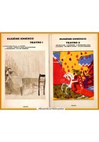 TEATRO 2 VOLUMI di Eugene Ionesco 1968 Einaudi Libro cantatrice calva delirio a