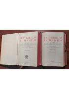 BREVIARIUM ROMANUM EX DECRETO SS.CONCILII TRIDENTINI 2 volumi 1961 libro Daverio