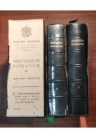 BREVIARIUM ROMANUM EX DECRETO SS.CONCILII TRIDENTINI 2 volumi 1961 libro Daverio