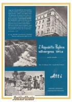 L'ACQUEDOTTO PUGLIESE NELL'EMERGENZA IDRICA tavola rotonda 1983 Bari libro