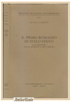 IL PRIMO ROMANZO DI ITALO SVEVO di Lia Fava Guzzetta 1991 D'Anna libro saggio su