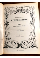 I PROMESSI SPOSI E STORIA DELLA COLONNA INFAME di Manzoni Libro De Chirico 1964
