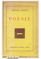 POESIE di Armando Perotti 1926 Laterza editore Bari