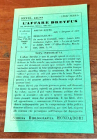 L'AFFARE DREYFUS 1894 1906 di Bruno Revel 1936 Mondadori libro ebraismo storia