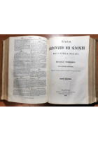 DIZIONARIO DEI SINONIMI DELLA LINGUA ITALIANA di Tommaseo 1859 Libro antico
