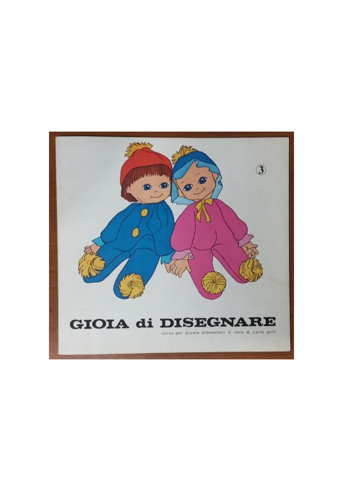 GIOIA DI DISEGNARE corso per scuole 3° elementari 1980 Aristea libro scolastico
