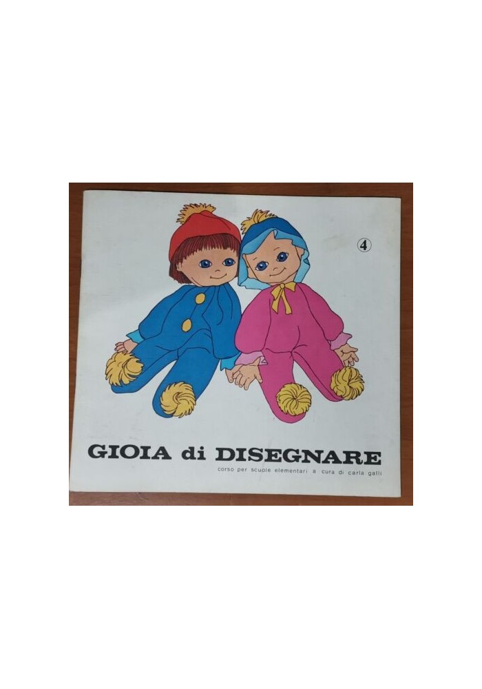 GIOIA DI DISEGNARE corso per scuole 4° elementari 1980 Aristea libro scolastico