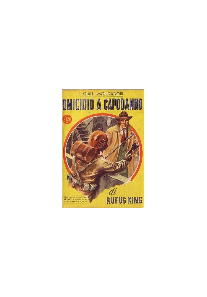 OMICIDIO A CAPODANNO di Rufus King - Mondadori I edizione 1950 libro giallo