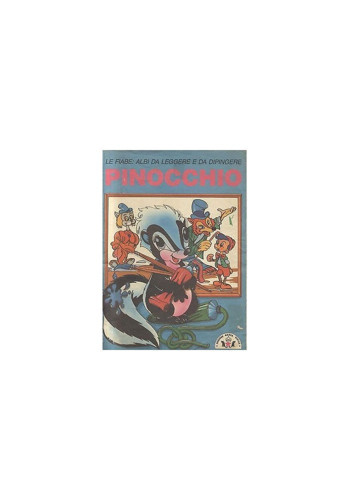Pinocchio le fiabe albi da leggere e dipingere Marca Stella anni '70? libro