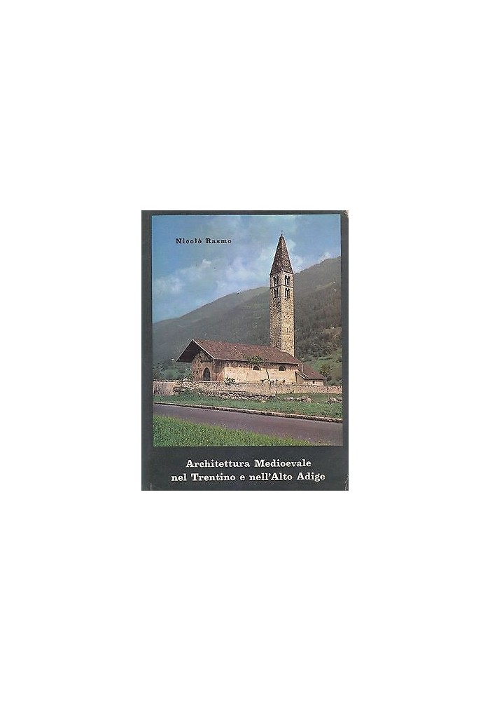 Architettura Medioevale Nel Trentino Nell'alto Adige di Nicolò Rasmo 1961 libro