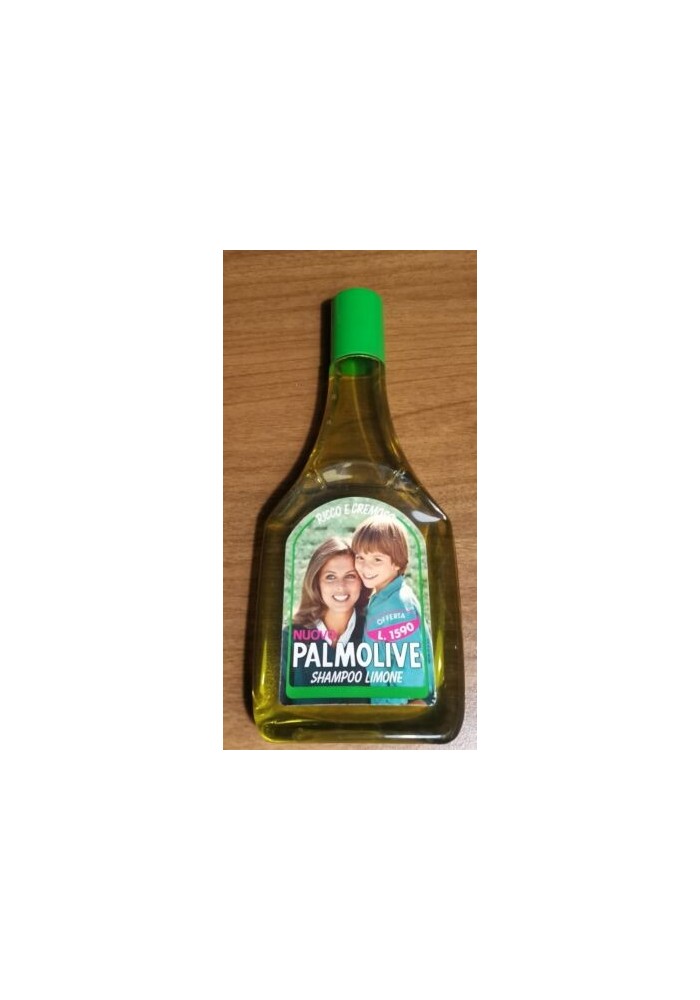 Shampoo Limone Nuovo Palmolive anni '70 Vintage mai aperto vecchia bottiglia di