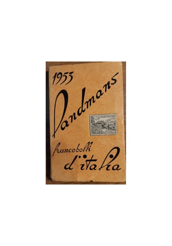 CATALOGO LANDMANS FRANCOBOLLI D'ITALIA 1953 italiani libro illustrato filatelia