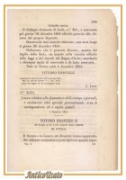 REGIO DECRETO 1864 Affrancatura stampe giornali corrispondenze vaglia postali