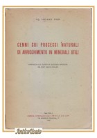 CENNI SUI PROCESSI NATURALI DI ARRICCHIMENTO IN MINERALI UTILI Vighi 1948 libro