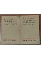 LE EMOPATIE di Adolfo Ferrata 2 volumi in 5 tomi 1933 libro medicina sangue