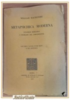 METAPSICHICA MODERNA Fenomeni medianici di William Mackenzie 1923 Libro magia