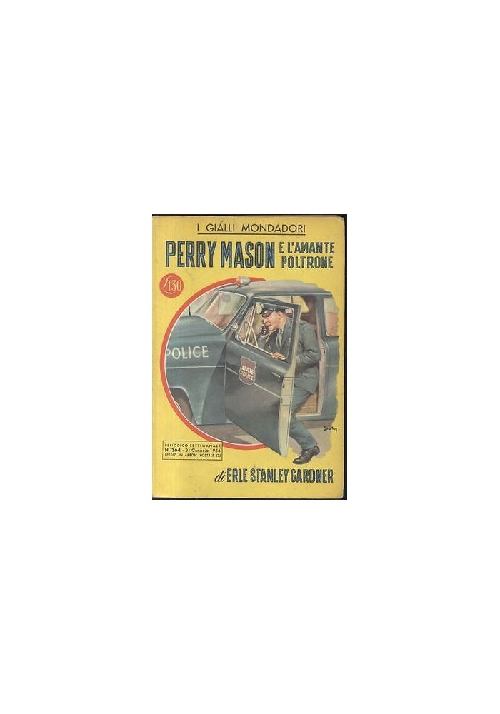 Perry Mason E L'Amante Poltrone di Erle Stanley Gardner 1956 Mondadori libro
