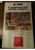 La Decifrazione Delle Scritture Scomparse di Pope 1978 Newton Compton libro