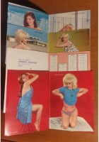 Calendarietto da Barbiere 1967 COVER GIRLS pin up attrici Raquel Welch vintage