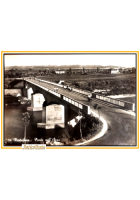 PONTEDERA Ponte sull'Arno Cartolina Vintage Viaggiata 1965 postcard carte postal