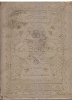 La Boheme di Giacomo Puccini opera completa pianoforte 1910 Ricordi libro lirica