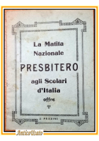 GEOMETRIA di Pezzini 1927 Matita Presbitero scolastico pubblicitario LIBRO