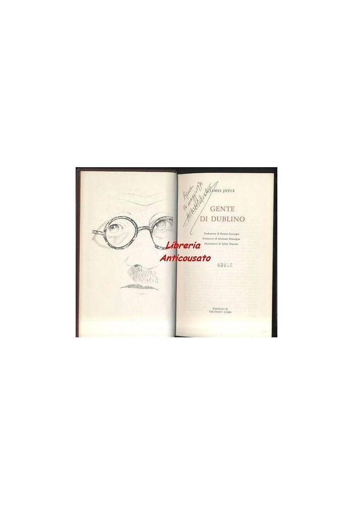 Gente di Dublino James Joyce 1972 Orpheus libro illustrato da Sylvie Dausset