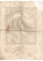 SANTA BRIGIDA Santino Antico Metà '800 Immaginetta Sacra Stampa Incisione
