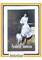 FEDELE AMICO Calendarietto da Barbiere 1958 Originale Vintage Cani Cinofilia