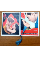 MONDO DELLA CELLULOIDE Calendarietto da Barbiere 1963 Vintage Star del Cinema