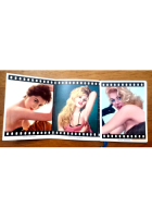 MONDO DELLA CELLULOIDE Calendarietto da Barbiere 1963 Vintage Star del Cinema