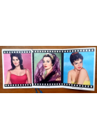 MONDO DELLA CELLULOIDE Calendarietto da Barbiere 1963 Vintage Star del Cinema
