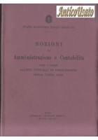 Nozioni di Amministrazione e Contabilità 1942 allievi ufficiali di complemento