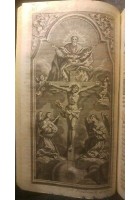 BREVIARIUM ROMANUM 4 volumi 1756 hiemalis aestivo autumnalis verna libro antico