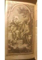BREVIARIUM ROMANUM 4 volumi 1756 hiemalis aestivo autumnalis verna libro antico