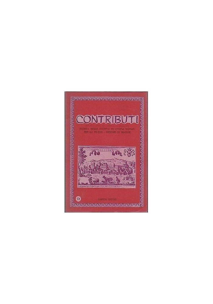Contributi Rivista Della Società Di Storia Patria Per Puglia Congedo Maglie 1984