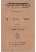 Ripetitorio di Chimica 2 volumi di Gabriele Tassinari 1931 Giusti libro studenti