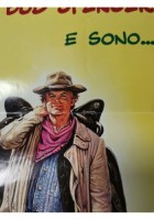 BOTTE DI NATALE locandina film con Bud Spencer e Terence Hill ORIGINALE 1994