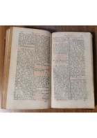 BREVIARIUM ROMANUM pars aestiva 1805 Simoniana libro antico ex decreto concilii