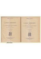 La Langue Hebraique restitutee veritable mots hebreux Fabre D'Olivet 1922 Libro